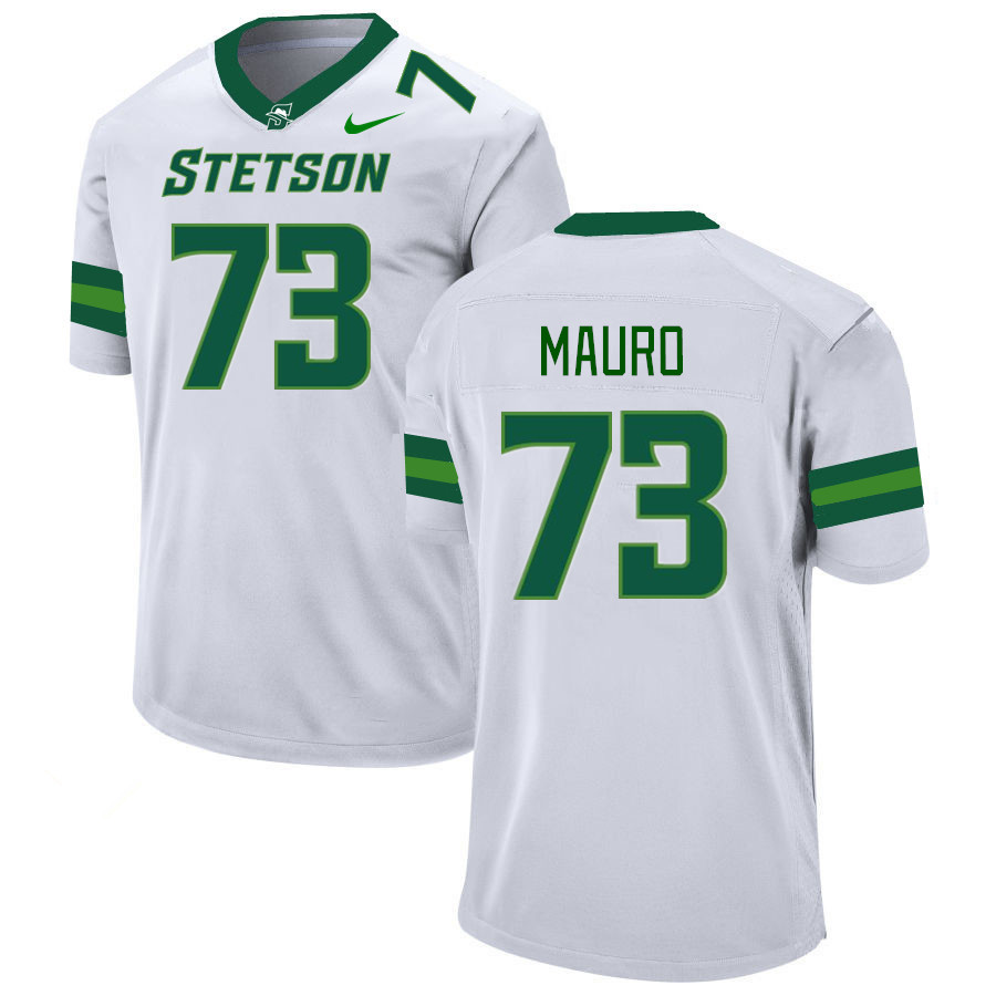 Men-Youth #73 Steven Mauro Stetson Hatters 2023 College Football Jerseys Stitched-White